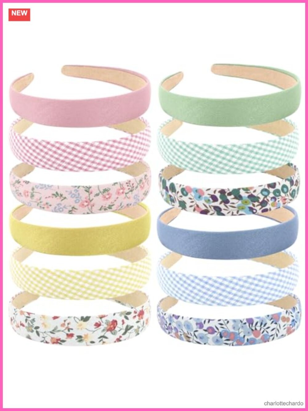 12 Pc Cloth Headbands Set Women Girls Hair Accessories